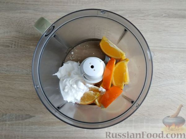 Апельсиновый пирог на сметане