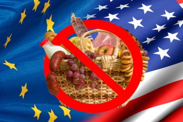Белоруссия с 1 января 2022 года вводит продовольственное эмбарго на товары из стран Евросоюза и США