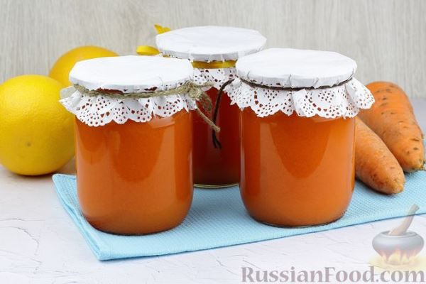Морковно-апельсиновый сок (на зиму)